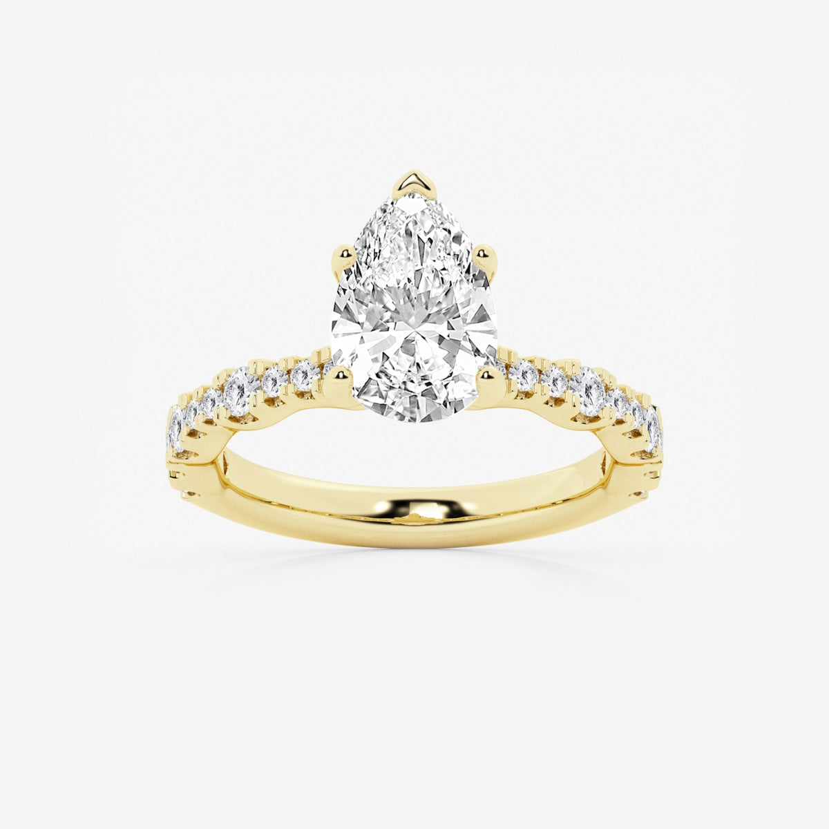 Clara - Station Side Stones Engagement Ring