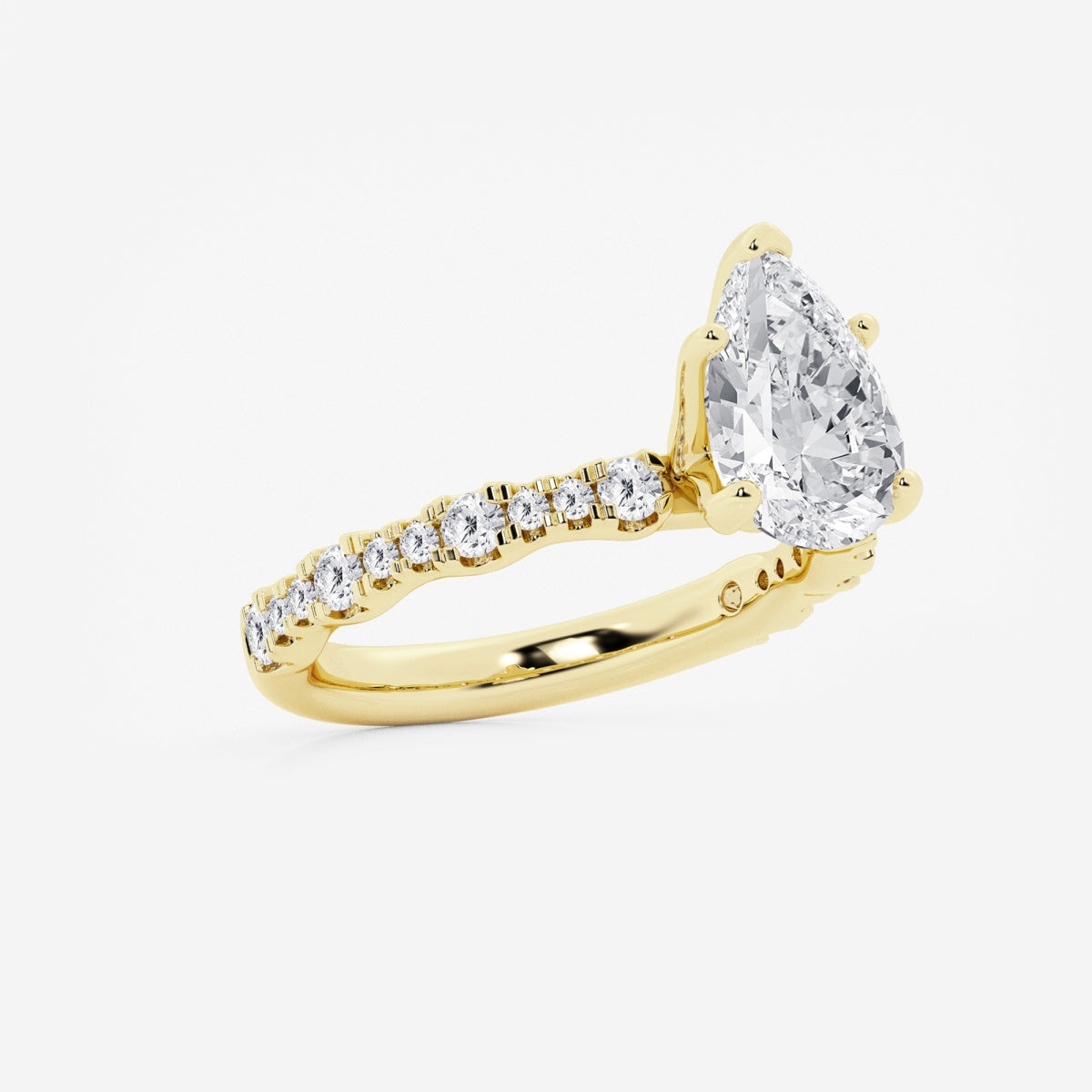 Clara - Station Side Stones Engagement Ring