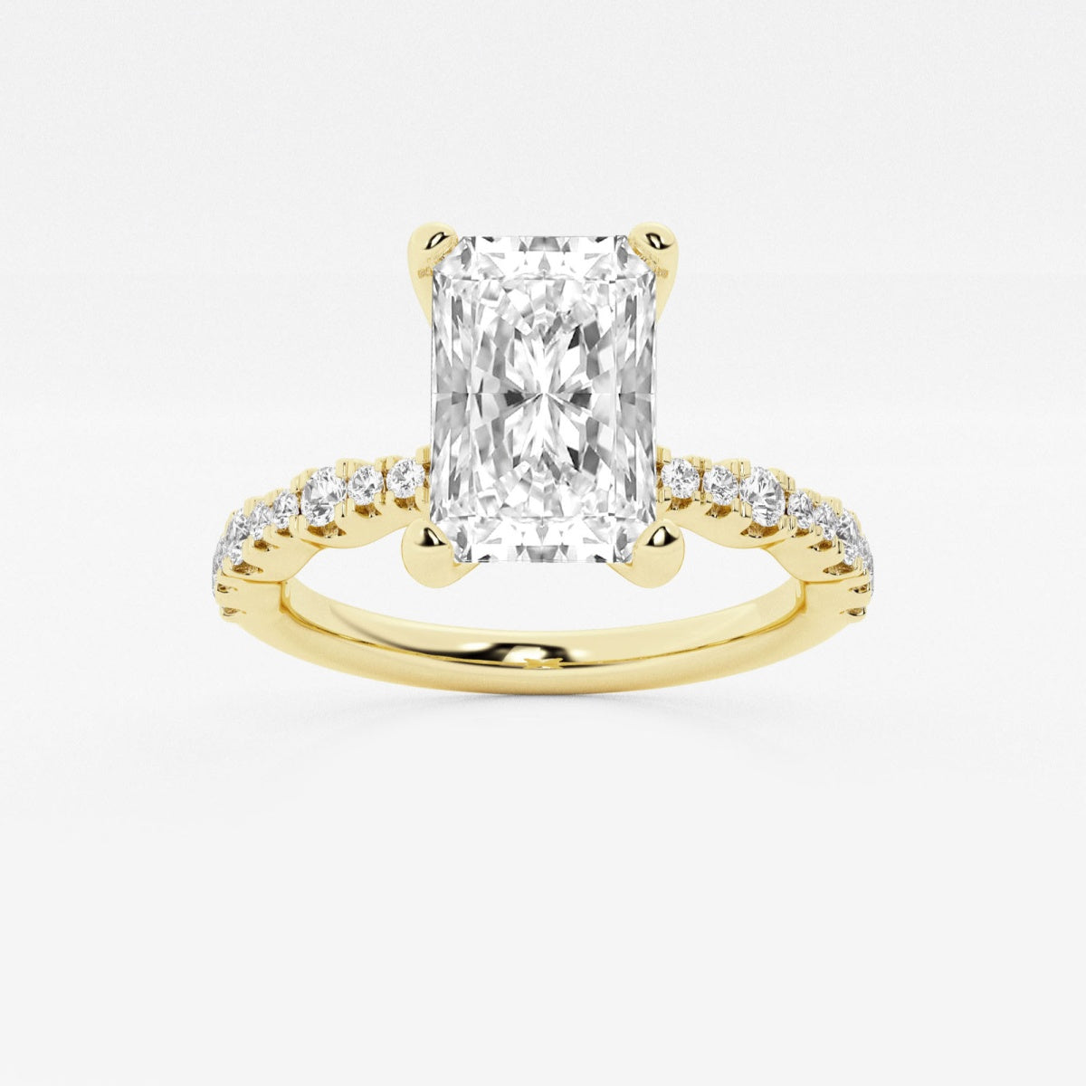 Clara - Station Side Stones Engagement Ring