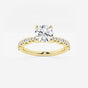 Clara - Station Side Stones Engagement Ring