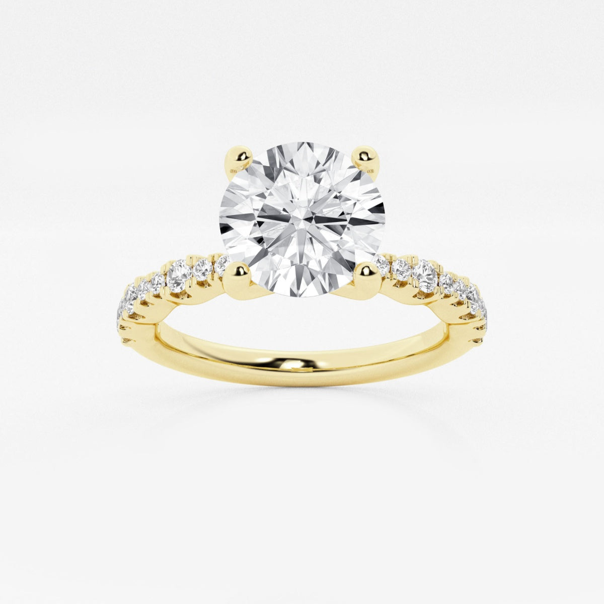 Clara - Station Side Stones Engagement Ring