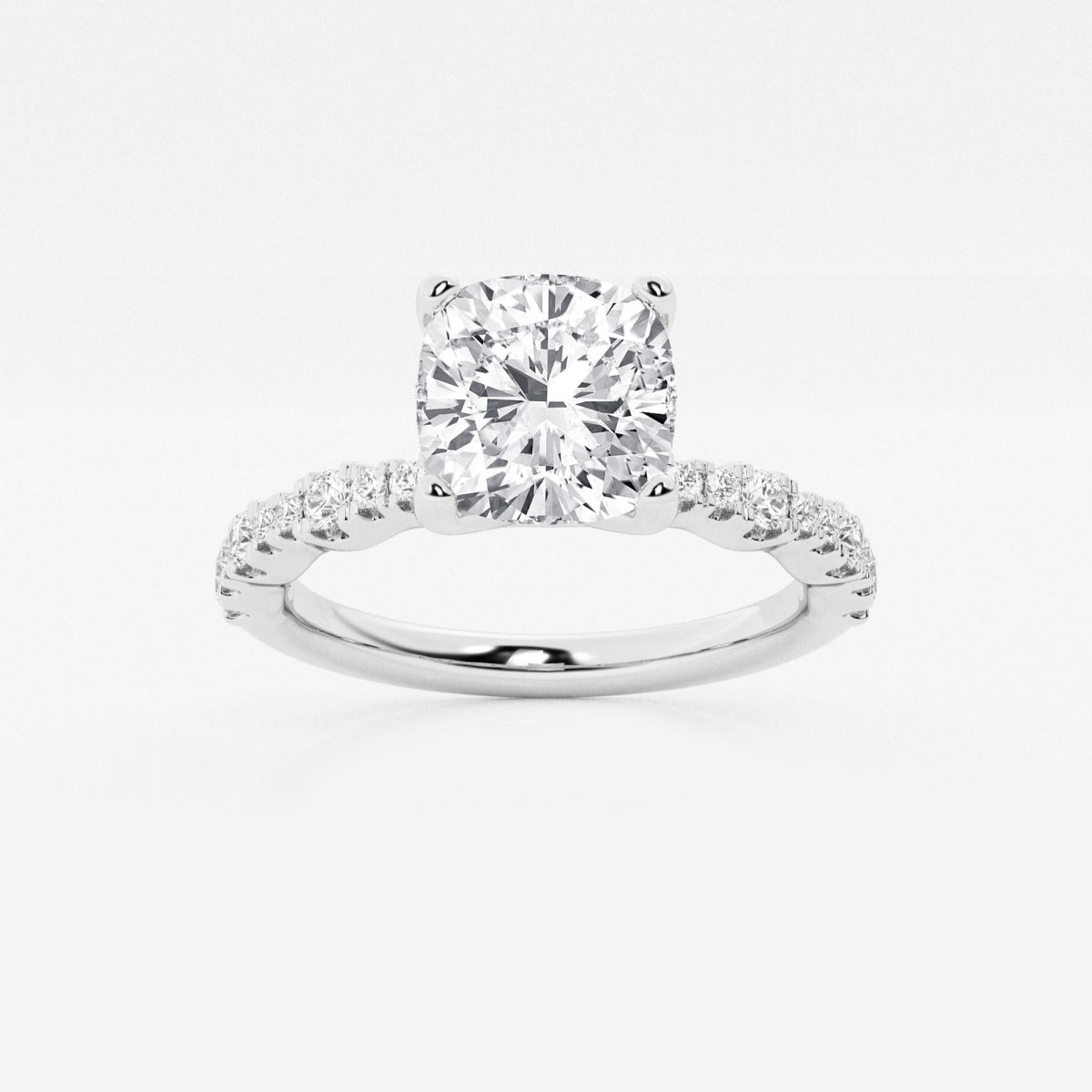 Clara - Station Side Stones Engagement Ring