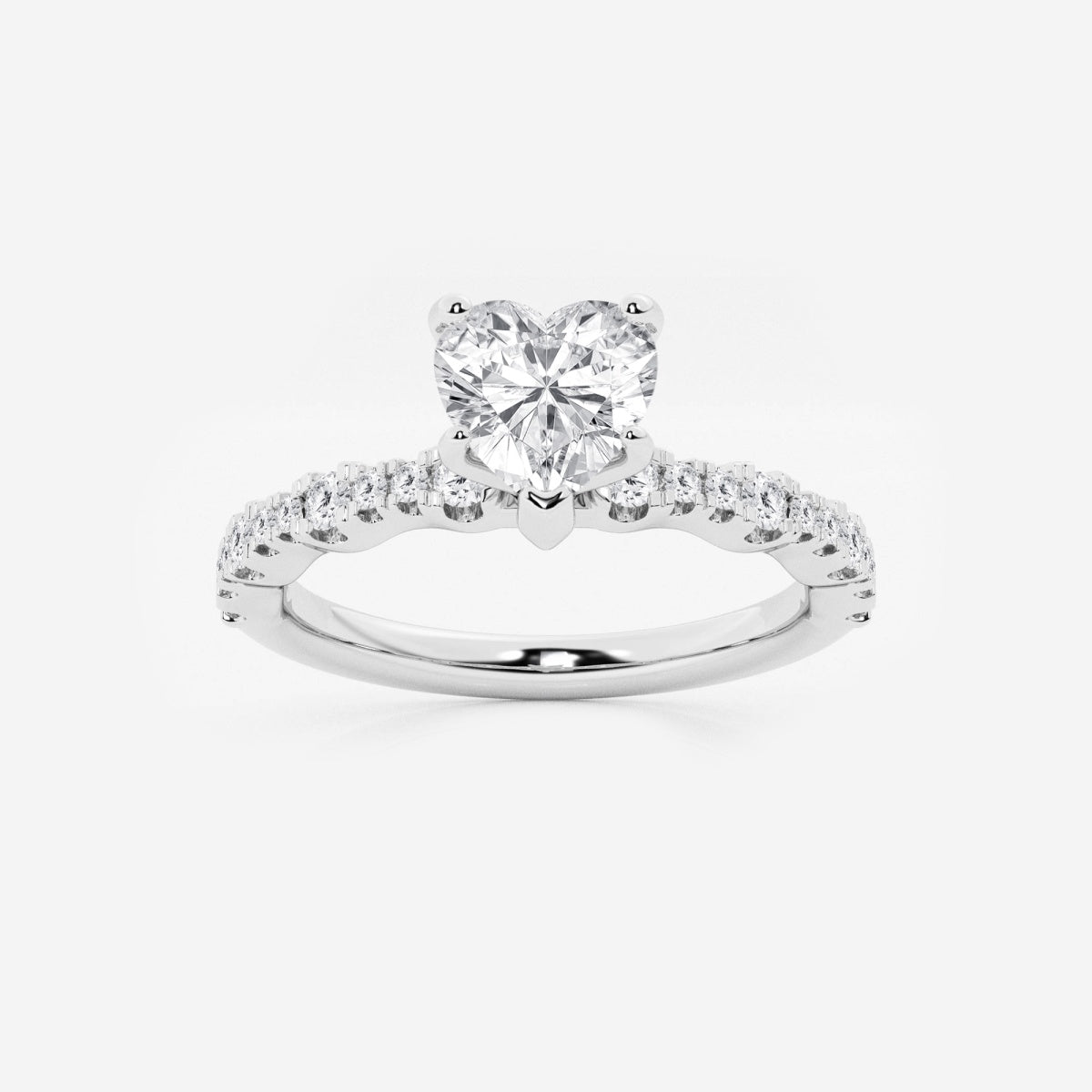 Clara - Station Side Stones Engagement Ring