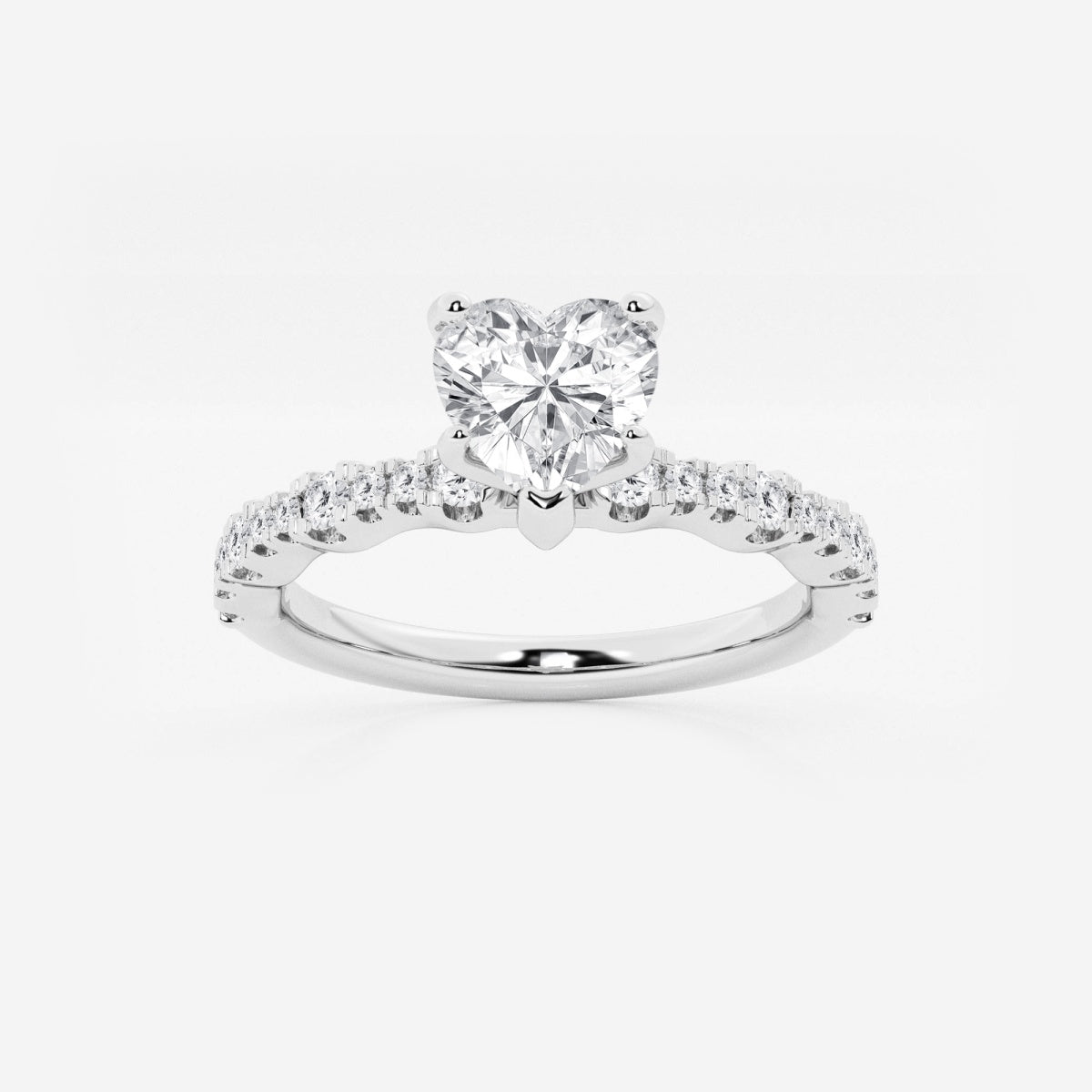 Clara - Station Side Stones Engagement Ring