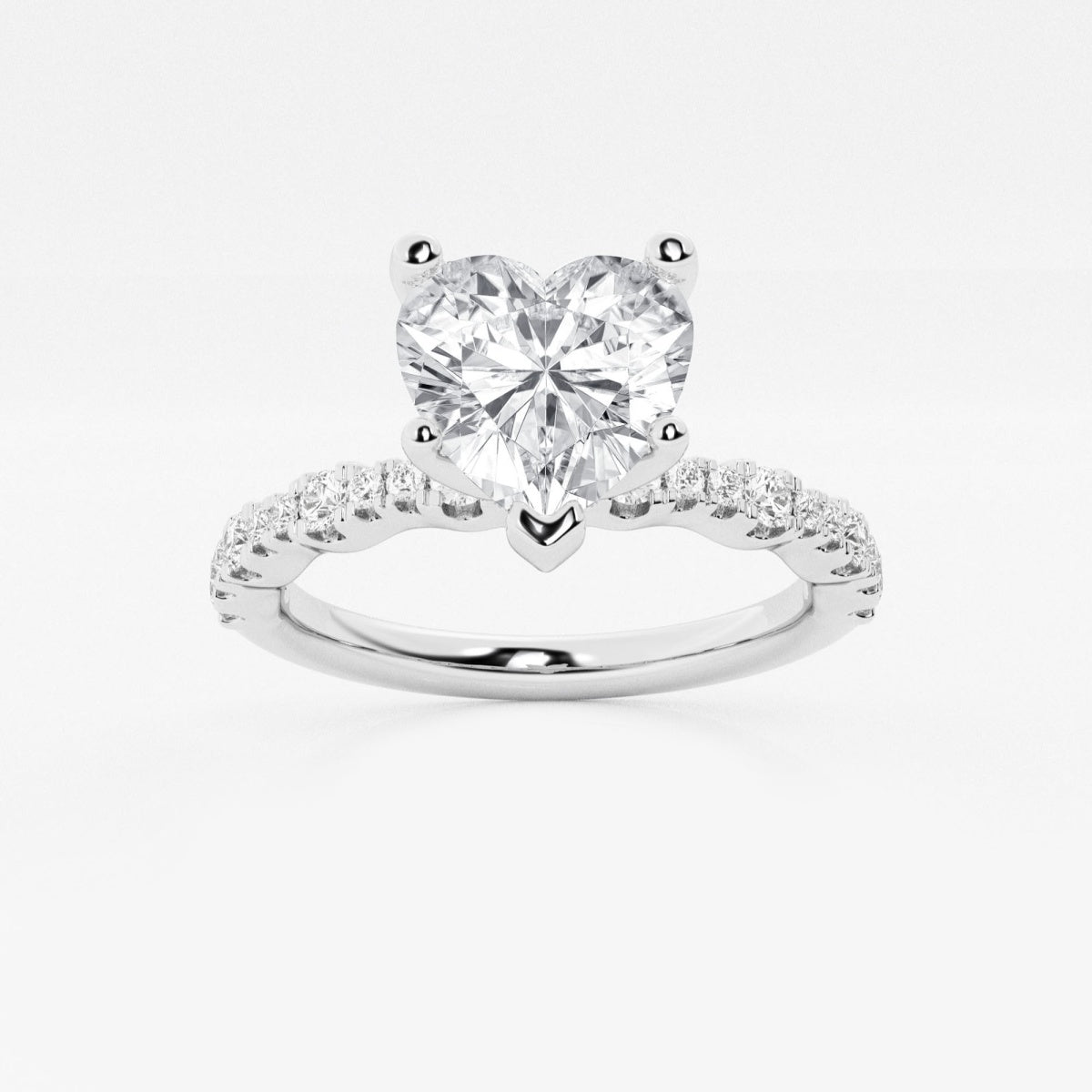 Clara - Station Side Stones Engagement Ring