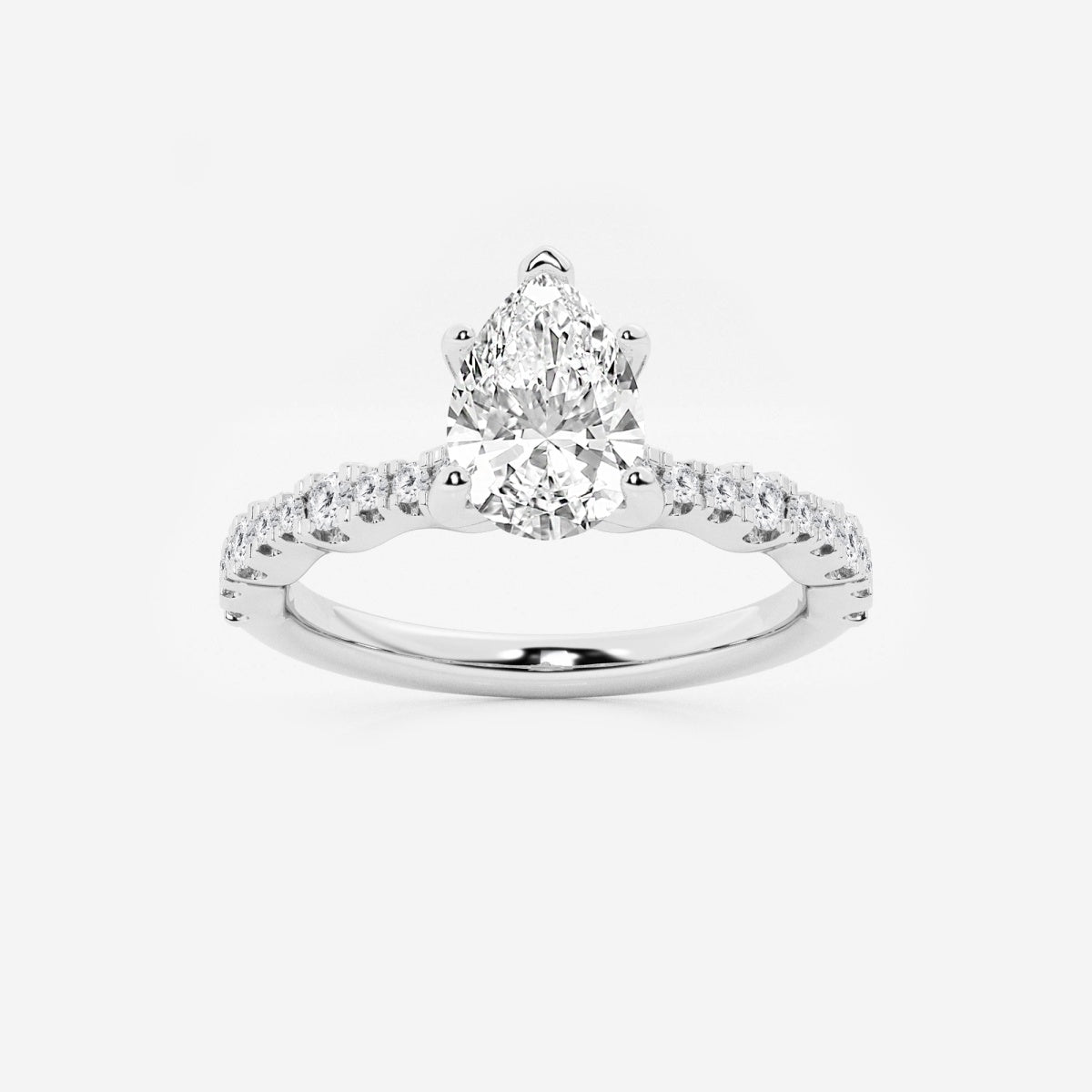 Clara - Station Side Stones Engagement Ring