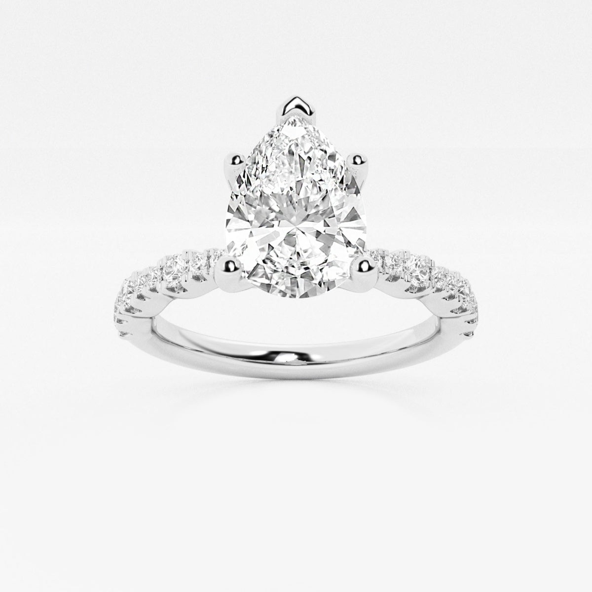 Clara - Station Side Stones Engagement Ring