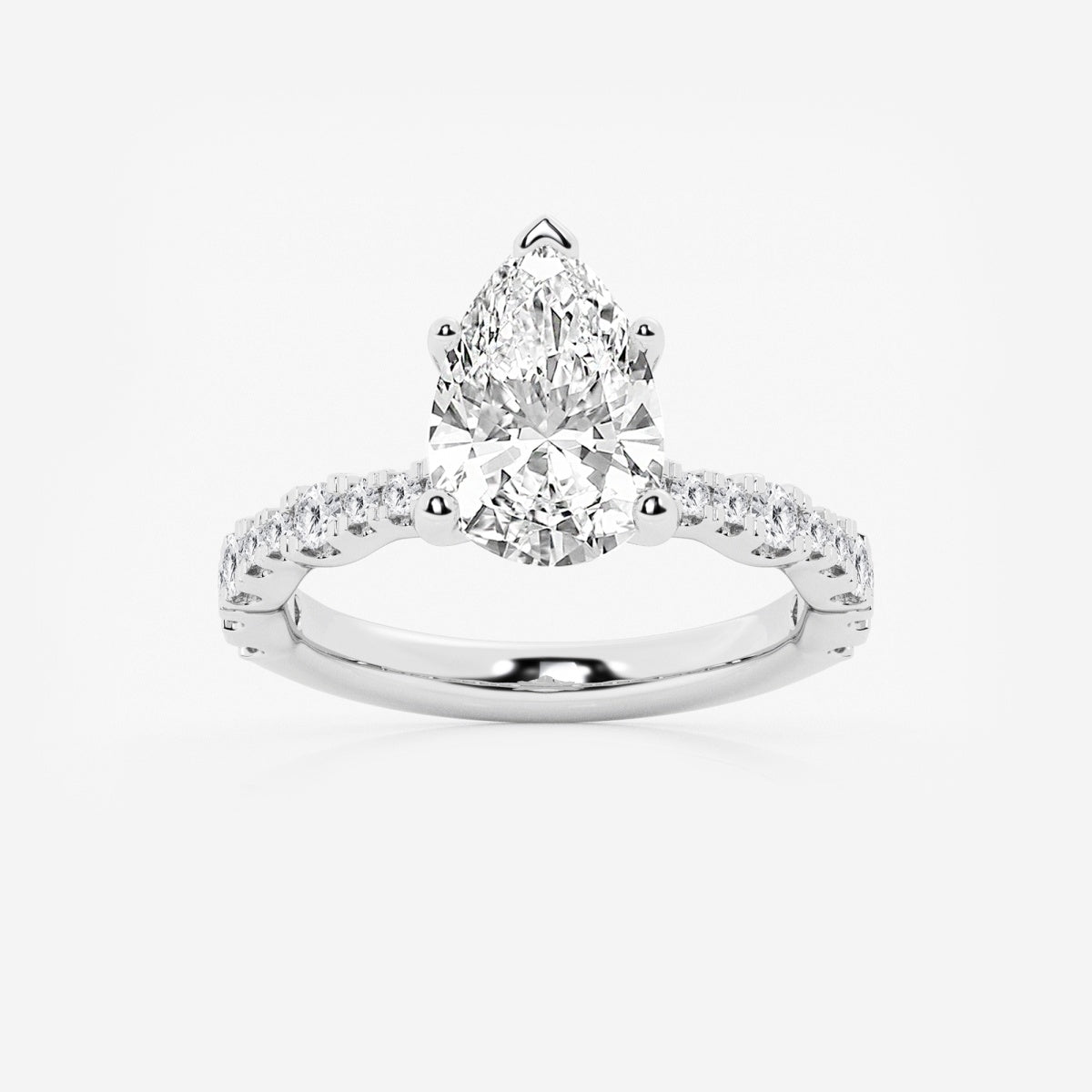 Clara - Station Side Stones Engagement Ring