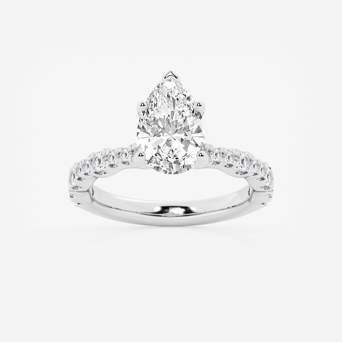 Clara - Station Side Stones Engagement Ring