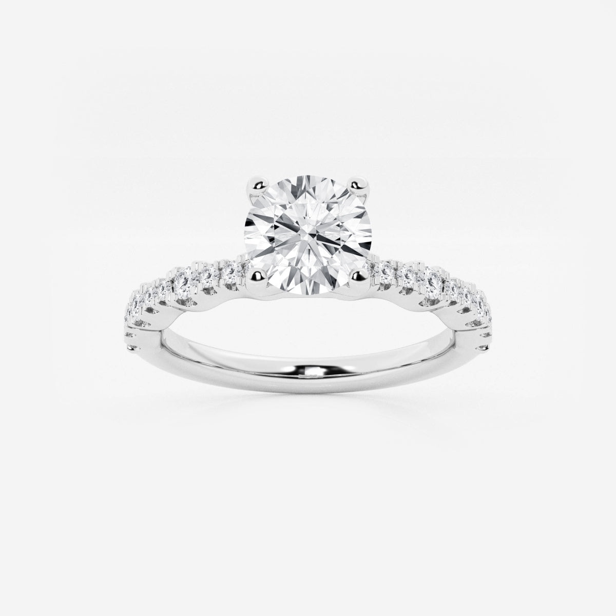 Clara - Station Side Stones Engagement Ring