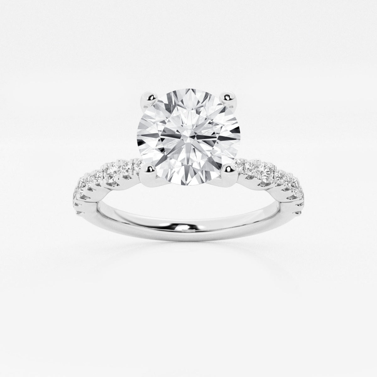 Clara - Station Side Stones Engagement Ring