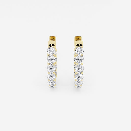 Clara - Timeless Oval Design Earrings