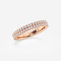 Clara - Two Row Micro Pave Wedding Ring