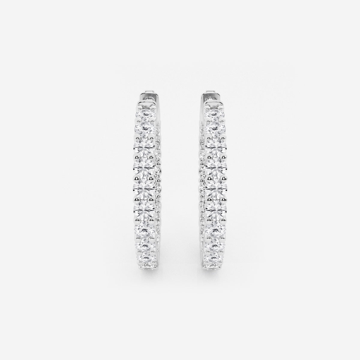 Lila - Inside-Out Hoop Brilliance Earrings