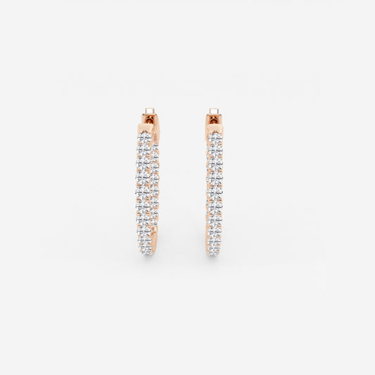 Bethany - Inside-Out Hoop Brilliance Earrings