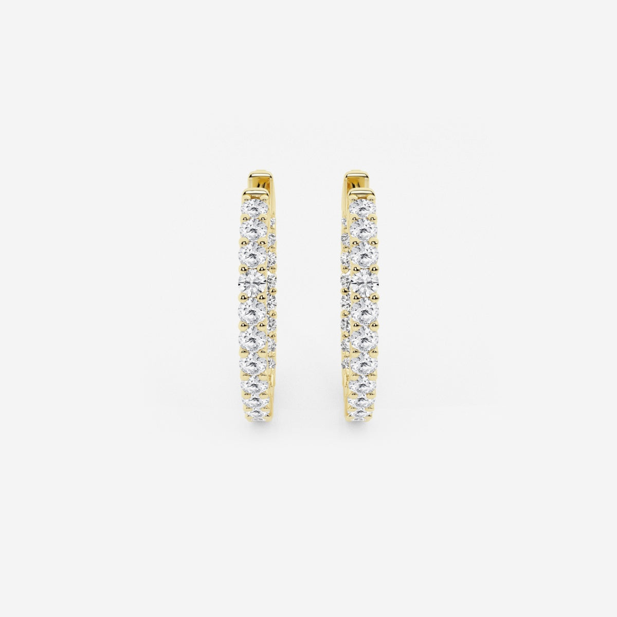 Lila - Inside-Out Hoop Brilliance Earrings