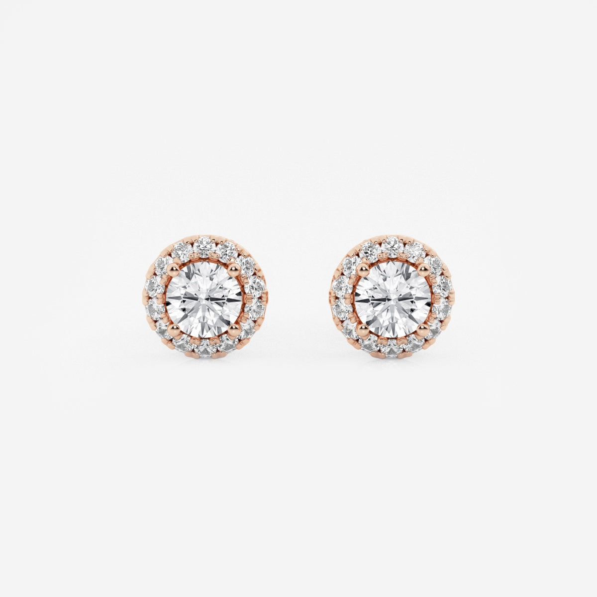 Juliette - Radiant Halo Design Earrings