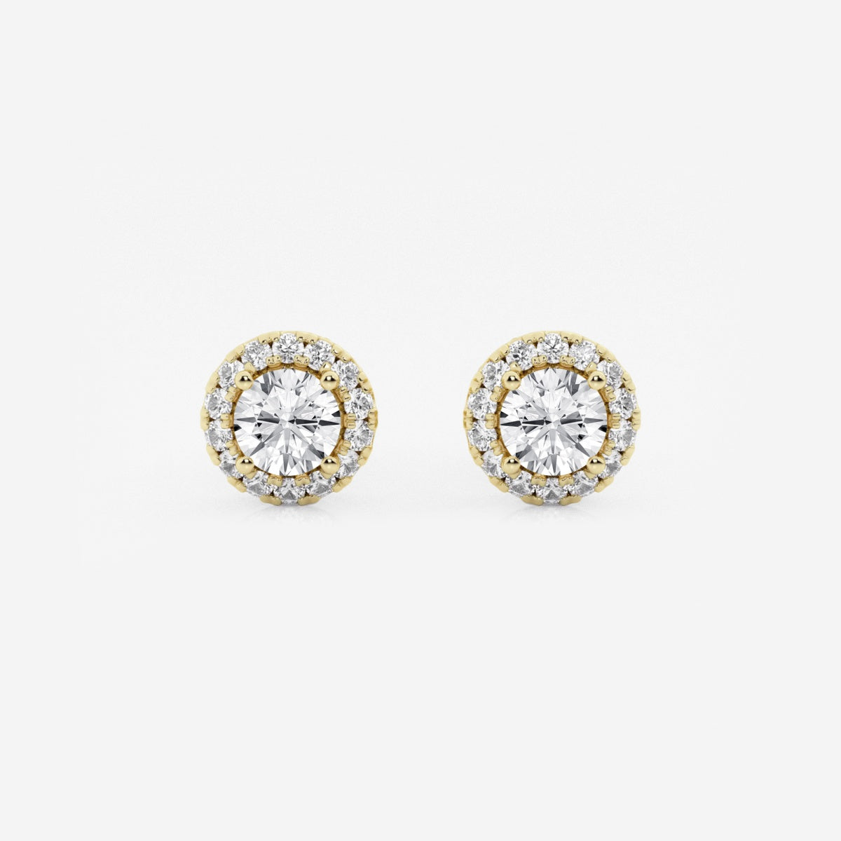 Juliette - Radiant Halo Design Earrings