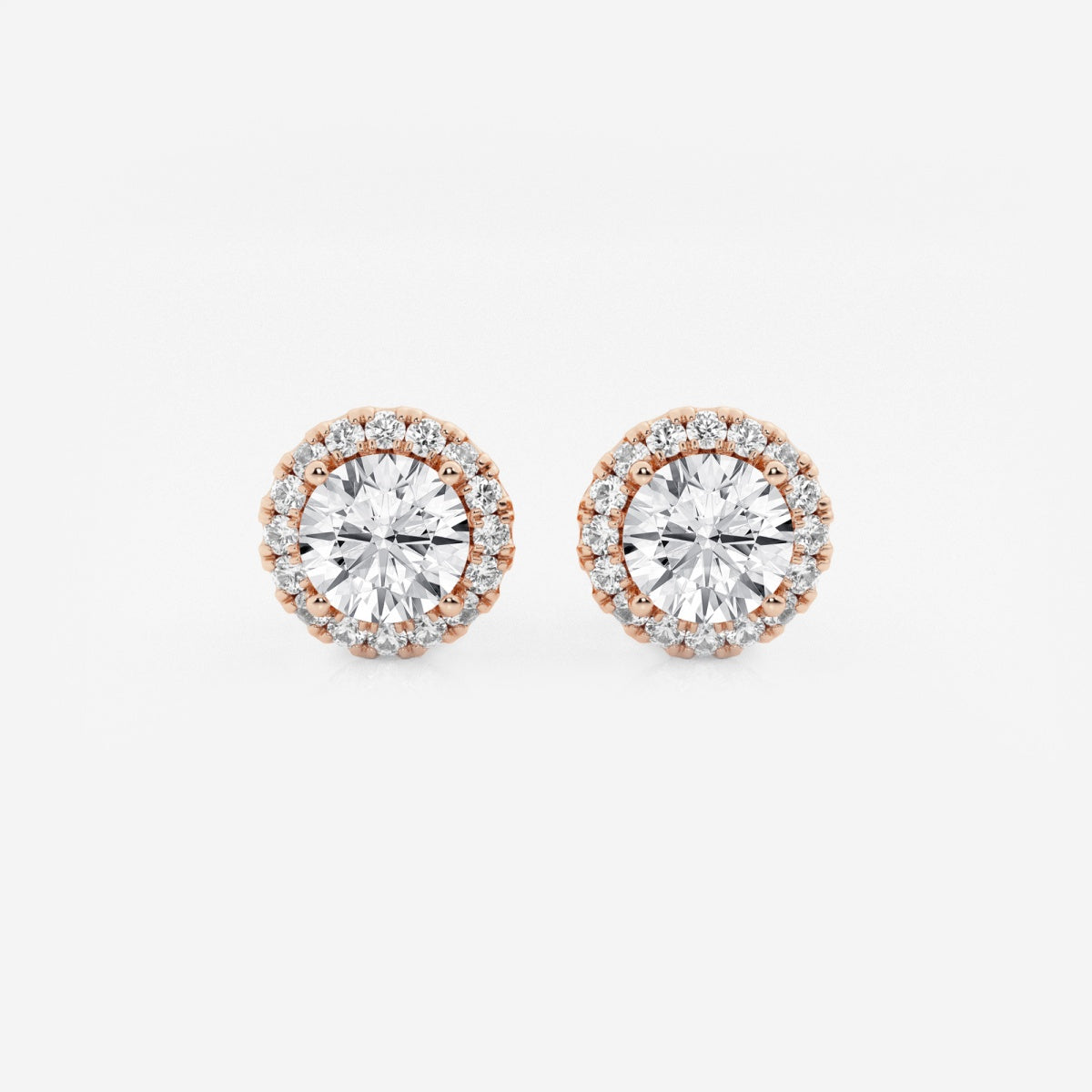 Juliette - Radiant Halo Design Earrings