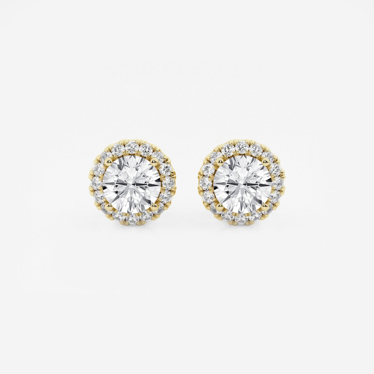 Juliette - Radiant Halo Design Earrings