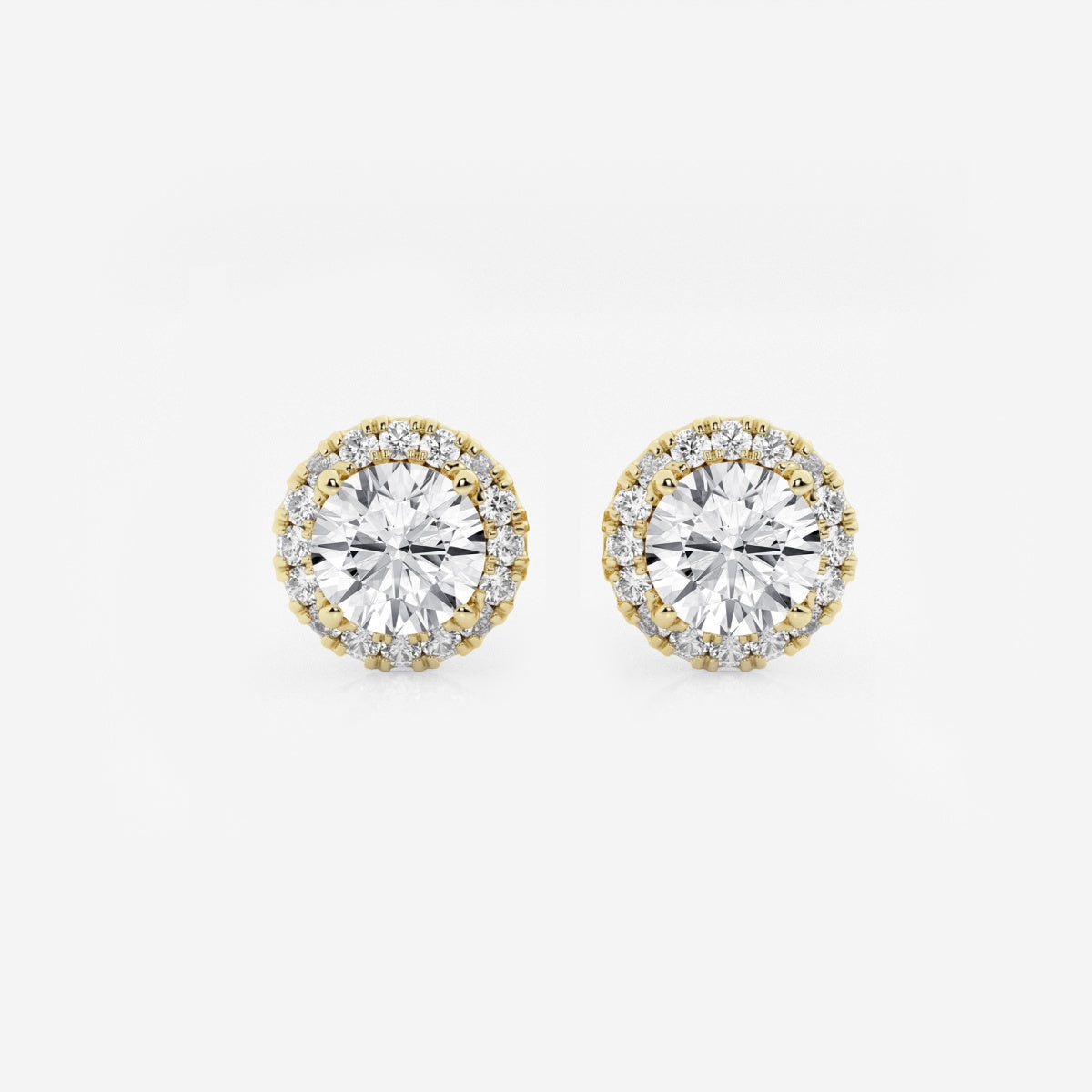 Juliette - Radiant Halo Design Earrings