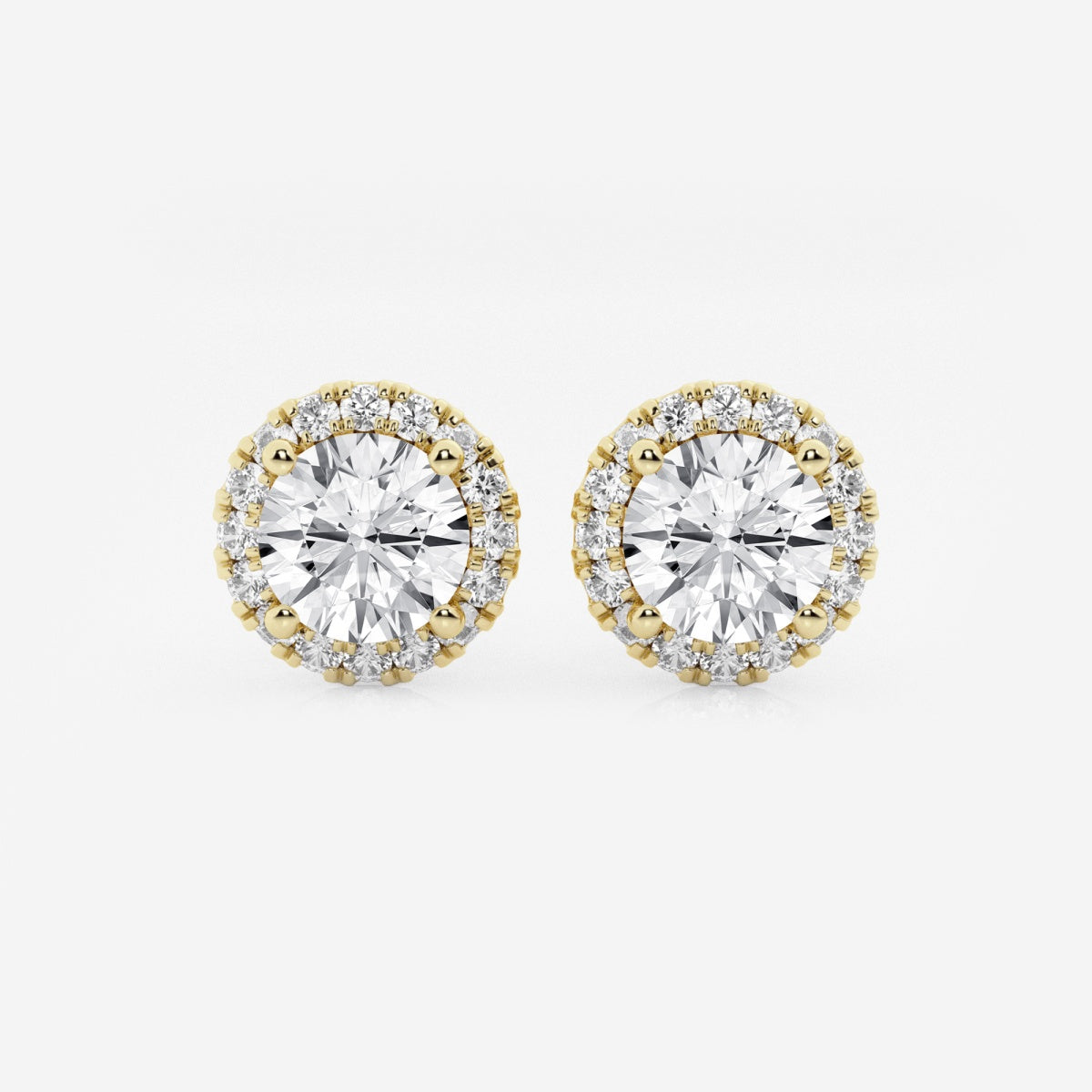 Juliette - Radiant Halo Design Earrings