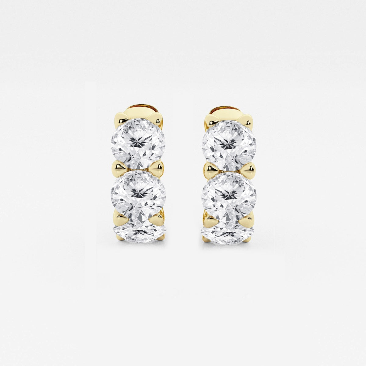 Hazel - Sleek Huggie Style Earrings