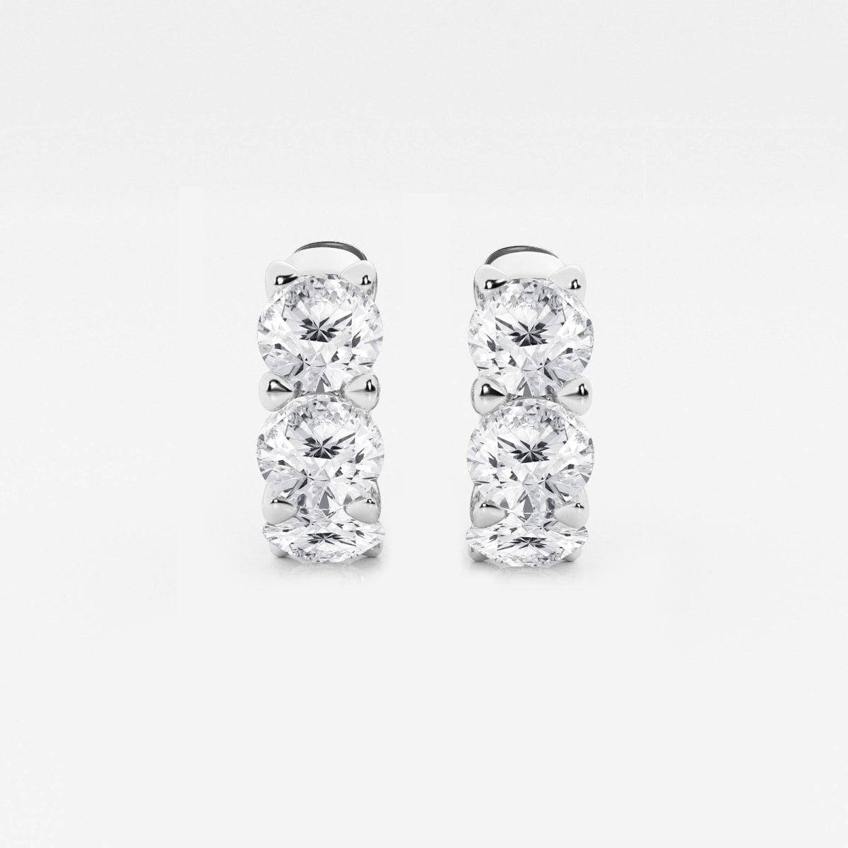 Hazel - Sleek Huggie Style Earrings