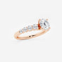 Elara - Graduated Side Stones Engagement Ring