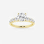 Elara - Graduated Side Stones Engagement Ring