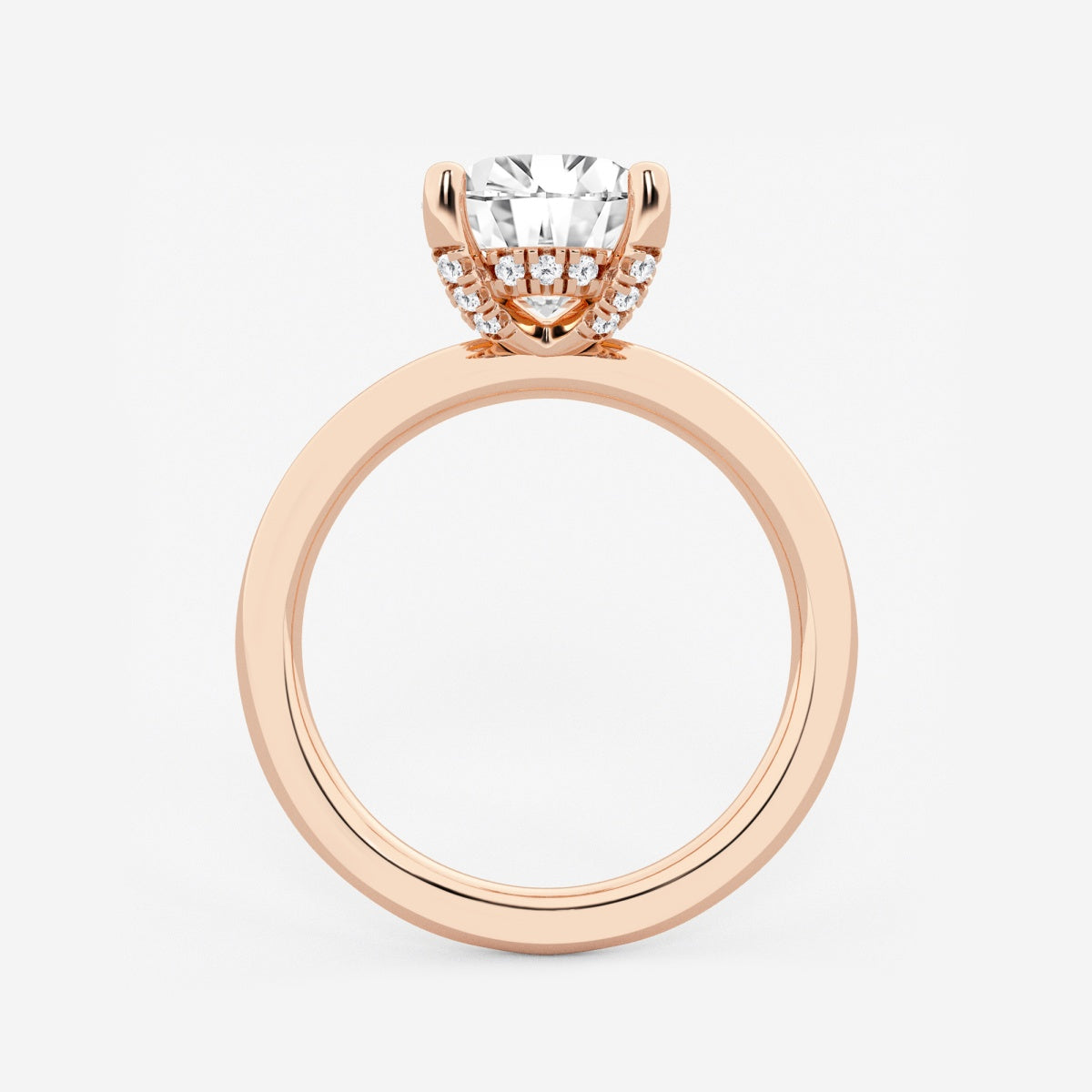 Eleanor - Hidden Halo Design Engagement Ring