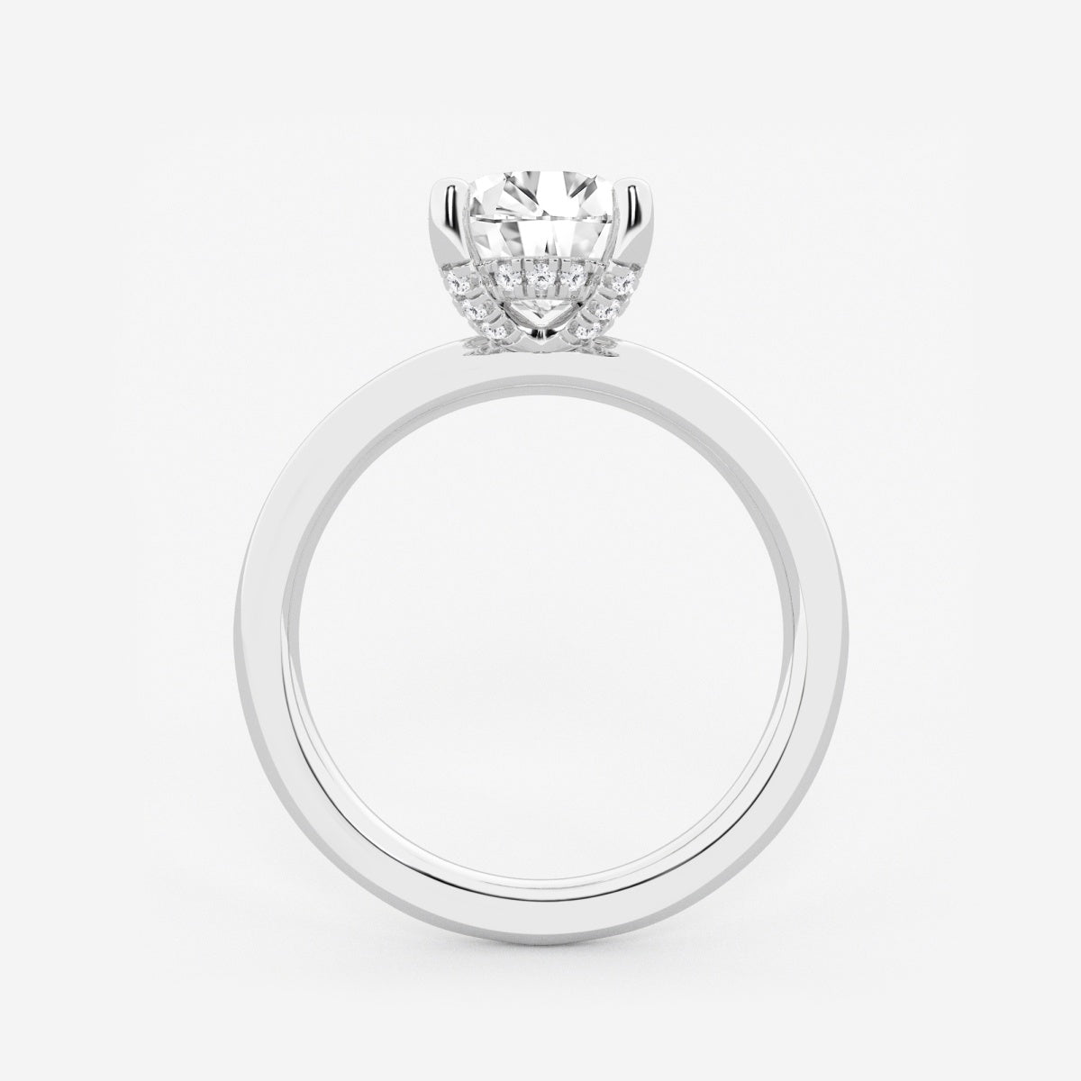 Eleanor - Hidden Halo Design Engagement Ring