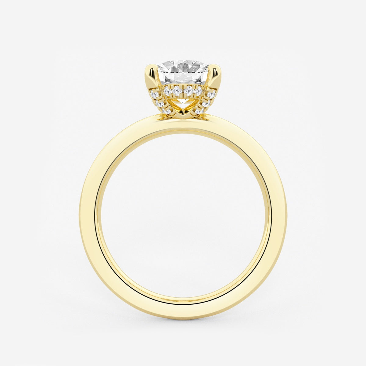 Eleanor - Hidden Halo Design Engagement Ring