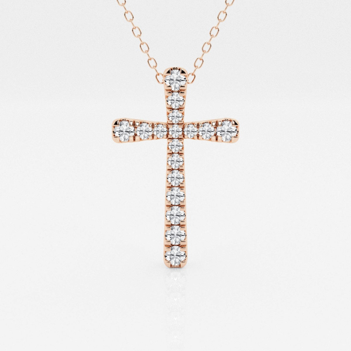 Eleanor - Intricate Pave Cross Design Necklaces