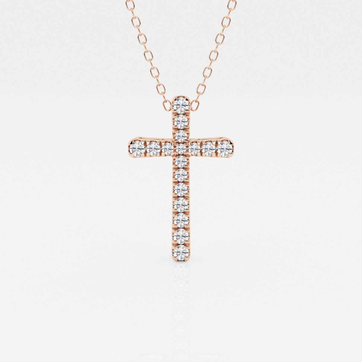 Eleanor - Intricate Pave Cross Design Necklaces