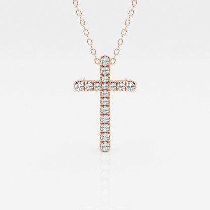 Eleanor - Intricate Pave Cross Design Necklaces