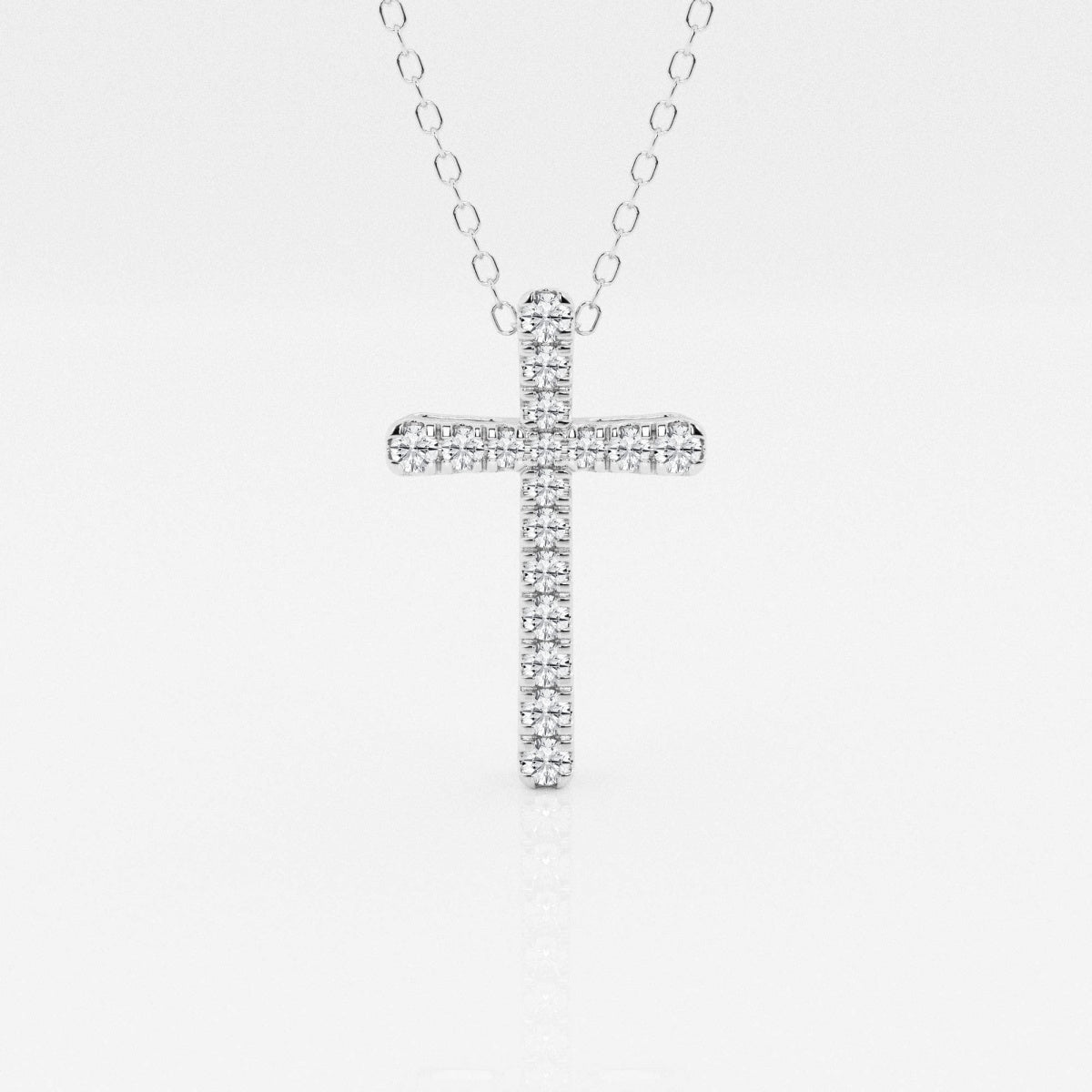 Eleanor - Intricate Pave Cross Design Necklaces