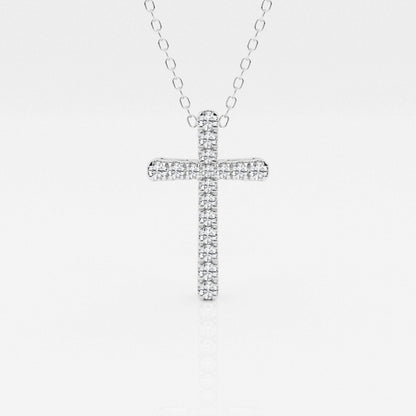 Eleanor - Intricate Pave Cross Design Necklaces