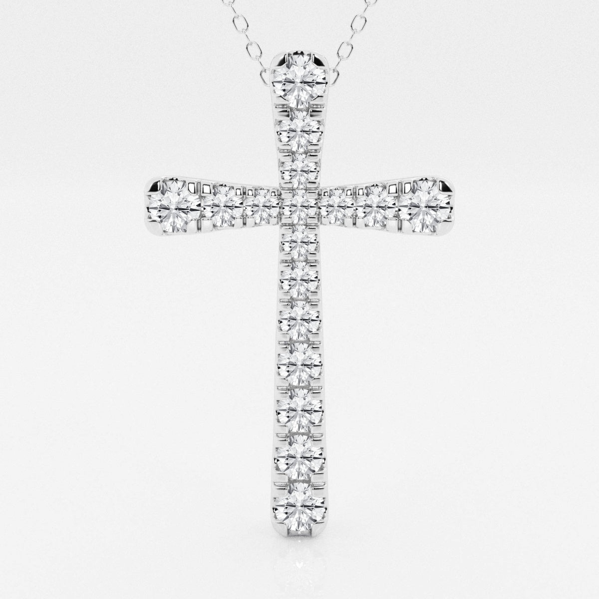 Eleanor - Intricate Pave Cross Design Necklaces