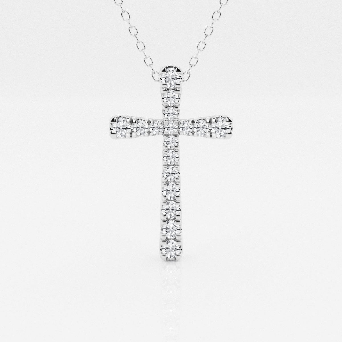 Eleanor - Intricate Pave Cross Design Necklaces