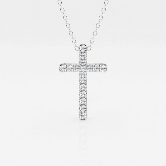 Eleanor - Intricate Pave Cross Design Necklaces