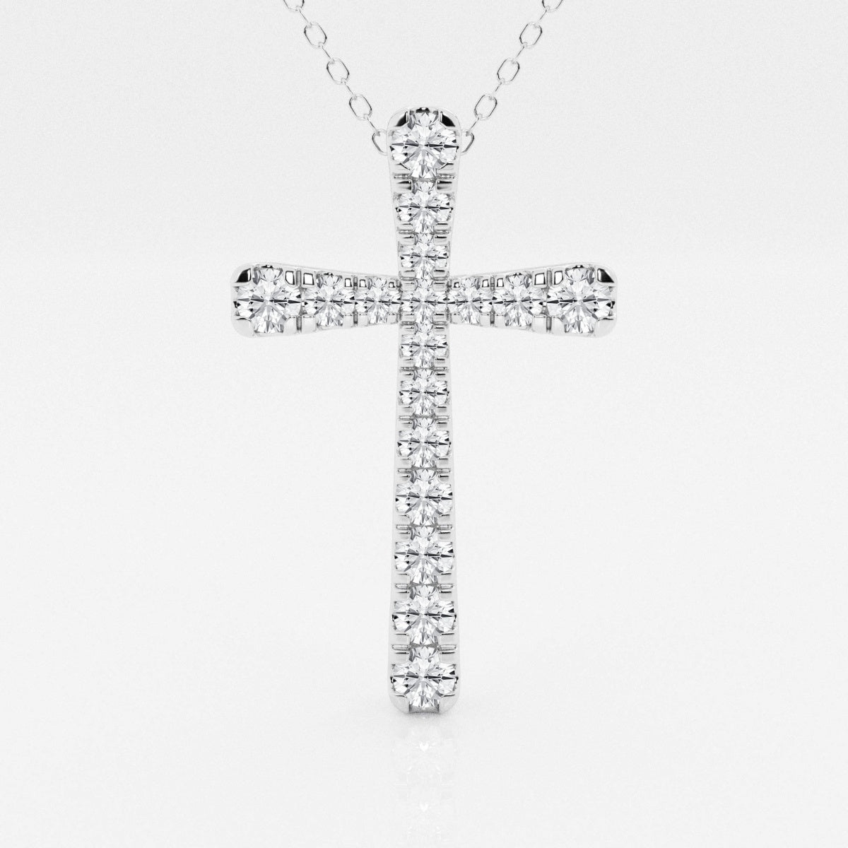 Eleanor - Intricate Pave Cross Design Necklaces