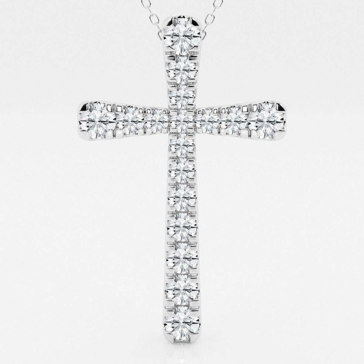 Eleanor - Intricate Pave Cross Design Necklaces