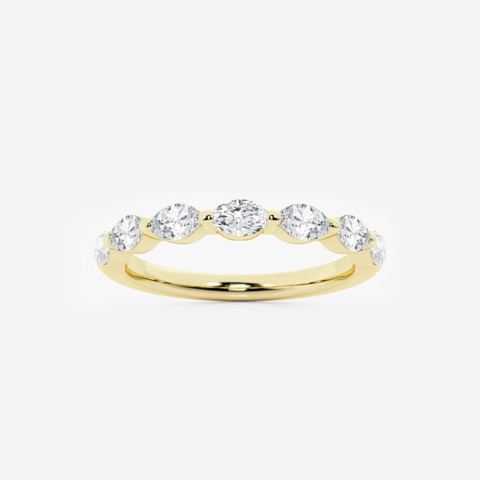 Eleanor - Sleek Marquise Accents Rings