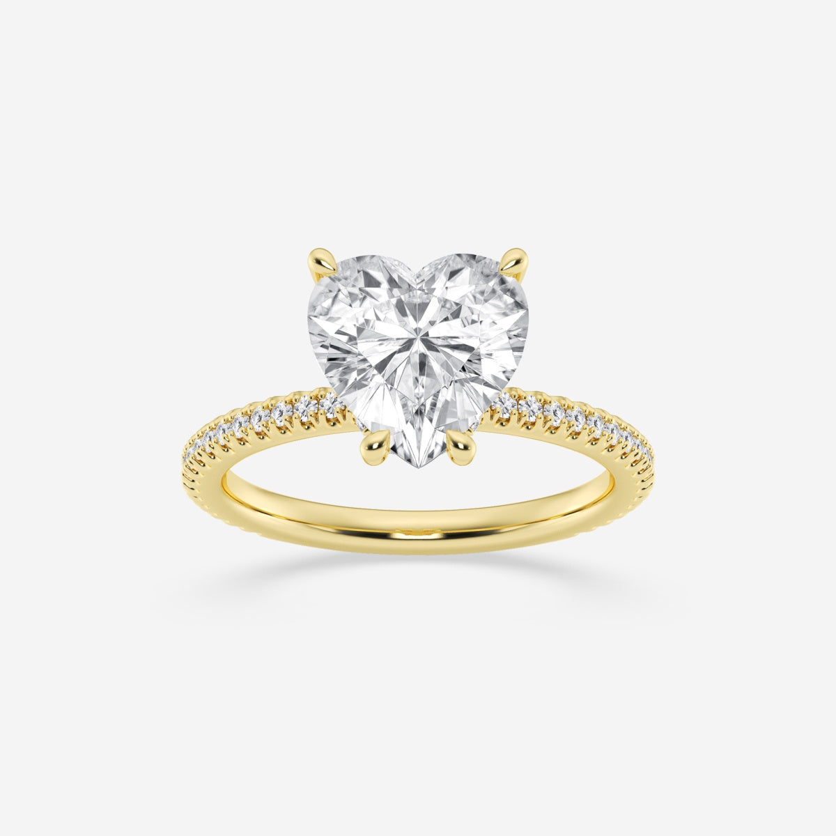 Eliana - Draping Hidden Halo Engagement Ring