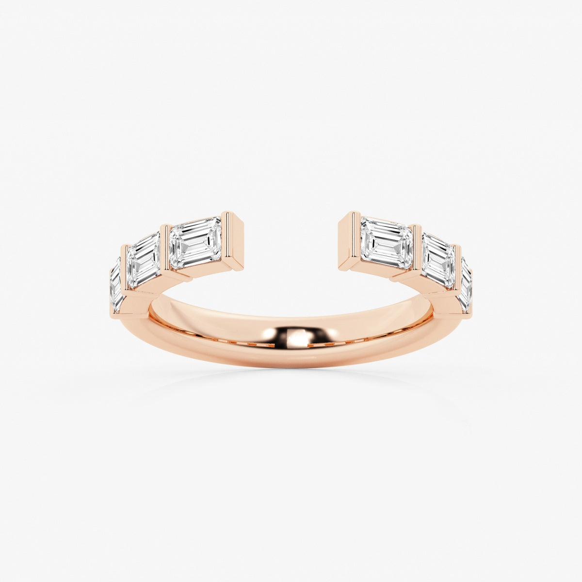 Eliana - Sleek Channel Set Band Wedding Ring