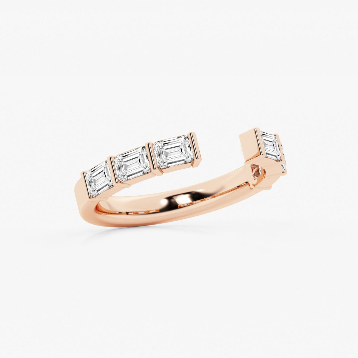 Eliana - Sleek Channel Set Band Wedding Ring