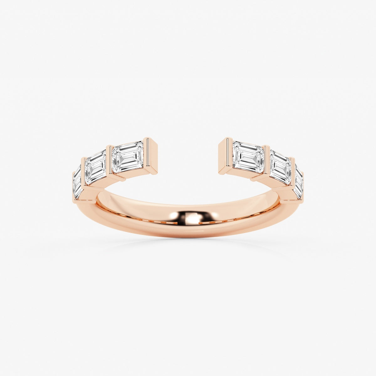 Eliana - Sleek Channel Set Band Wedding Ring