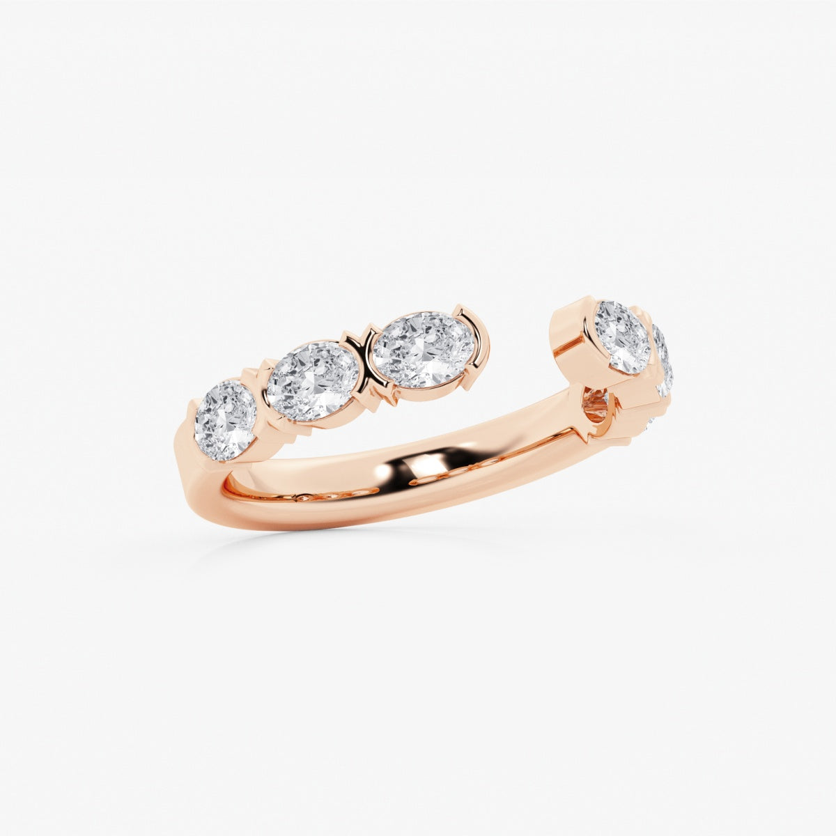 Eliana - Sleek Channel Set Band Wedding Ring