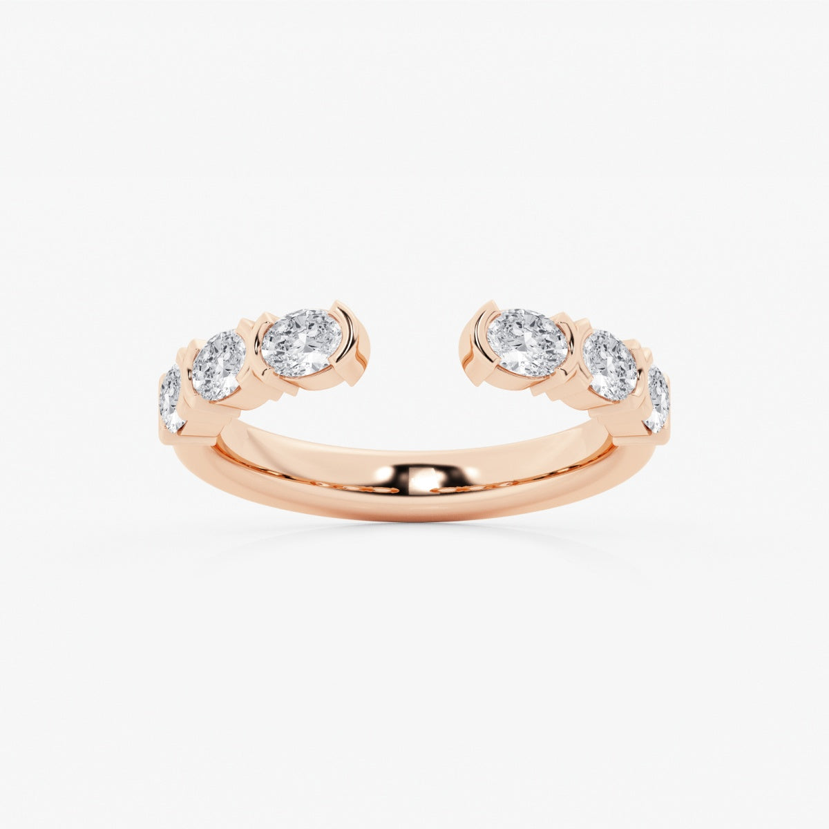 Eliana - Sleek Channel Set Band Wedding Ring